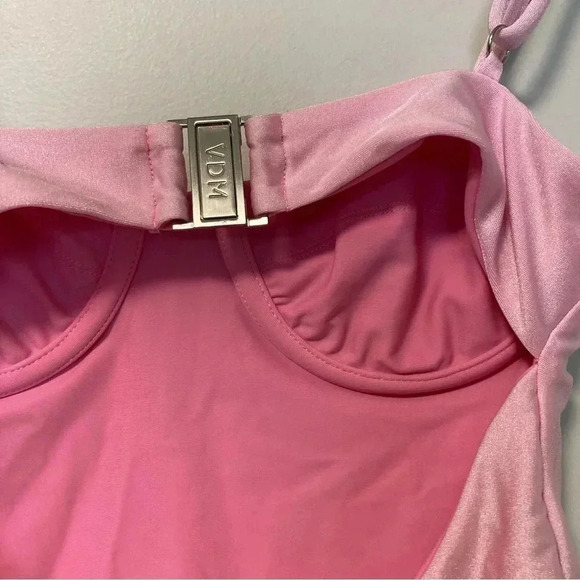 NWOT VDM  pink one piece swimsuit - Picture 4 of 6